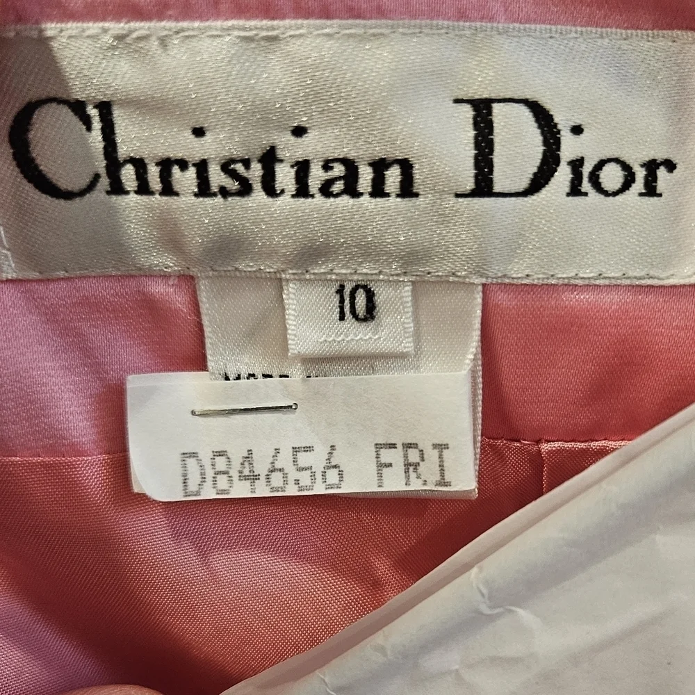 Christian Dior Pink Blazer With COA - SIZE 10